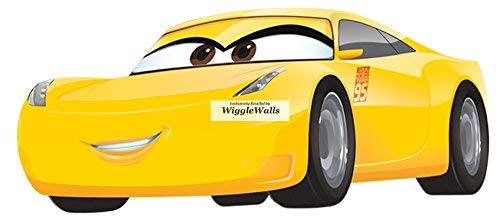 9 Inch Cruz Ramirez Wall Decal Sticker Disney Pixar Cars 3 Movie Removable Peel Self Stick Adhesive Vinyl Decorative Art Room Home Decor Kids Room Nursery Racing Decor 9 by 4 inches C