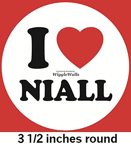 3 Inch Niall Horan One Direction 1D Wall Decal Sticker Removable Peel Self Stick Adhesive Vinyl Decorative Art Room Home Decor Girls Room Decor 3 1/2 by 3 1/2 inches