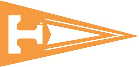 11 Inch UT Vols Pennant Flag Decal University of Tennessee Volunteers Logo TN Removable Wall Sticker Art NCAA Home Room Decor 11 1/2 by 5 1/2 Inches