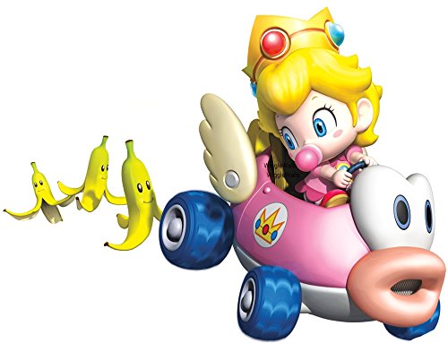 6 Inch Baby Princess Peach Wall Decal Removable Peel Self Stick Sticker Art Home Kids Room Decor Decoration - 6 1/2 by 4 1/2 inches