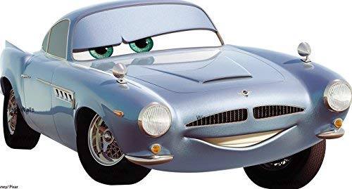 Asomtom 8 Inch Finn McMissile Disney Pixar Cars 2 Movie Removable Wall Decal Sticker Art Home Racing Decor C