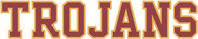 9 Inch Trojans Logo Decal USC University of Southern California SC CA Removable Wall Sticker Art NCAA Home Room Decor 9 by 2 Inches