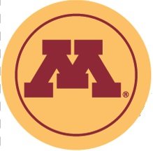 3 Inch UMn University of Minnesota Golden Gophers Logo Removable Wall Decal Sticker Art NCAA Home Room Decor 2 3/4 Inches Round