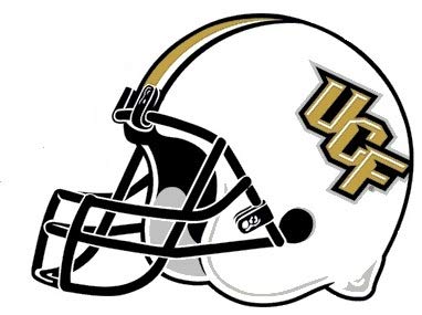 5 Inch UCF Logo Football Helmet Decal Knights University of Central Florida Removable Wall Sticker Art NCAA Home Room Decor 4 1/2 by 4 Inches