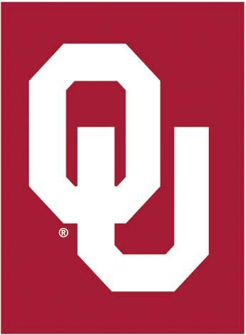 4 Inch OU University of Oklahoma Sooners Boomer Sooner Logo Removable Wall Decal Sticker Art Home Room Decor 3 by 4.5 Inches