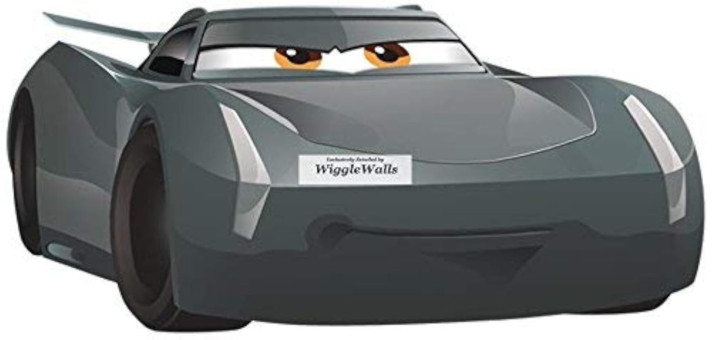 9 Inch Jackson Storm Wall Decal Sticker Disney Pixar Cars 3 Movie Removable Peel Self Stick Adhesive Vinyl Decorative Art Room Home Decor Kids Room Nursery Racing Decor 9 by 4 inches