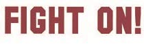 4 Inch USC Fight On Logo Decal University of Southern California Trojans SC CA Removable Wall Sticker Art NCAA Home Room Decor 4 1/2 by 1 Inches