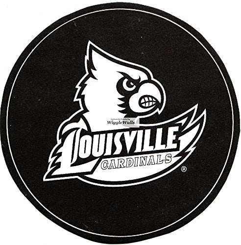 4 Inch Cardinal Bird Logo University Louisville Cardinals UL UofL Removable Wall Decal Sticker Art NCAA Home Room Decor 4 by 4 Inches