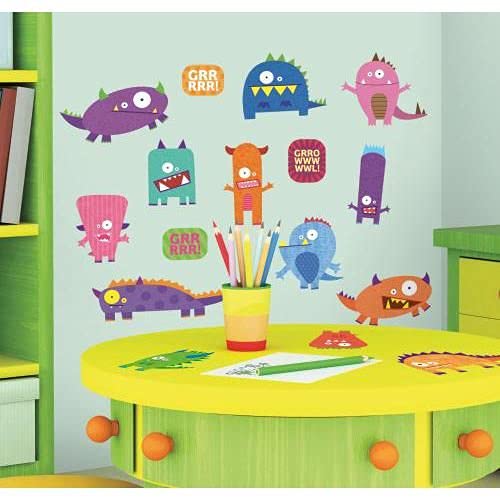 RoomMates Monsters Peel and Stick Wall Decals