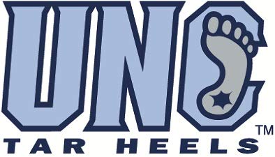 5 Inch UNC Tar Heels Logo Decal University of North Carolina Tarheels Tar Heels NC Removable Wall Sticker Art NCAA Home Room Decor 5 1/2 by 3 Inches