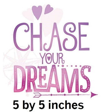 Chase Your Dreams Wall Decal My Little Pony Removable Sticker Art MLP Peel and Stick Home Room Decor 5 x 5 inches