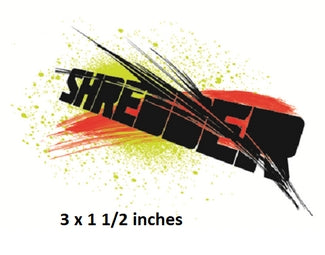 Shred Zone logo with colorful design on a white background