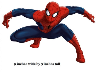 Spidey Pounce Wall Decal Ultimate Spider-Man Removable Sticker Art Marvel Comics Peel and Stick Home Room Decor 9 x 5 inches