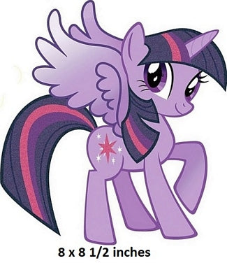 Twilight Sparkle Wall Decal My Little Pony Removable Sticker Art MLP Peel and Stick Home Room Decor 8.5 x 8 inches