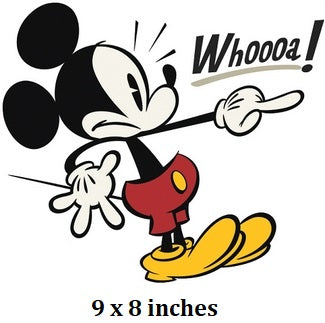 Cartoon character with 'Whoooaa!' text and size indication on a white background