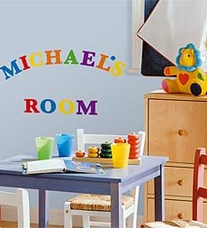 RoomMates Colorful Alphabet and Number Repositionable Wall Decals