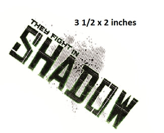 TMNT They Fight in Shadow Wall Decal Teenage Mutant Ninja Turtles Removable Sticker Art Peel and Stick Home Room Decor 3.5 x 2 inches