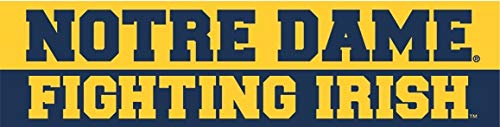 8 Inch Notre Dame Dark Fighting Irish Decal University of Notre Dame ND Logo Removable Wall Sticker Art NCAA Home Room Decor 7 1/2 by 2 Inches