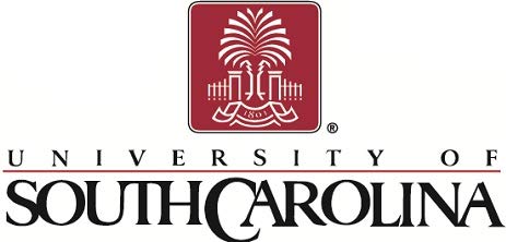 7 Inch University South Carolina Decal USC Gamecocks Logo SC Removable Wall Sticker Art NCAA Home Room Decor 7 1/2 by 3 1/2 Inches