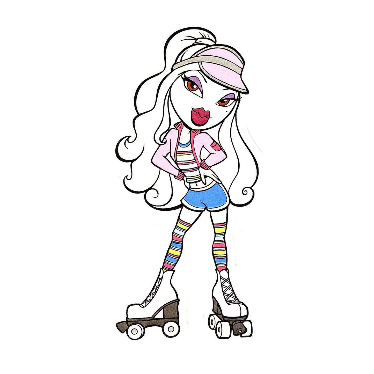 Bratz Retro - Peel & Stick - 16 Large Wall Stickers/Stickup Wallies