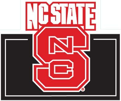 5 Inch North Carolina NC University Wolfpack NCSU Logo Removable Wall Decal Sticker Art NCAA Home Room Decor 5 by 4 Inches