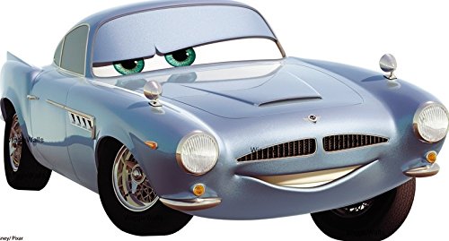 8 Inch Finn McMissile Disney Pixar Cars 2 Movie Removable Wall Decal Sticker Art Home Racing Decor