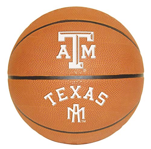 8 Inch Texas A&M Logo Basketball Decal University TX Maroon Removable Wall Sticker Art NCAA Home Room Decor 8 by 8 Inches
