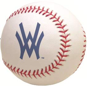 4 Inch WVU Baseball Decal West Virginia University Mountaineers Logo WV Removable Wall Sticker Art NCAA Home Room Decor 4 by 4 Inches
