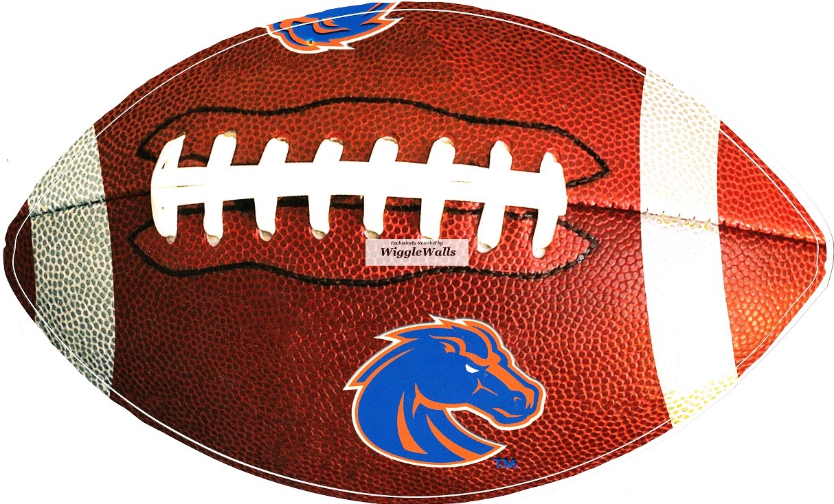 10 Inch BSU Broncos Football Boise State University Logo Removable Wall Decal Sticker Art NCAA Home Room Decor 10 by 6 Inches