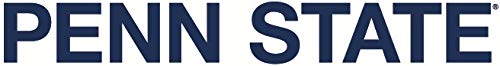 9 Inch Penn State Text Logo Decal Blue Letters on White Nittany Lions Pennsylvania University PSU Removable Repositionable Peel Self Stick Wall Sticker Art NCAA Home Room Decor 9 by 1 inches