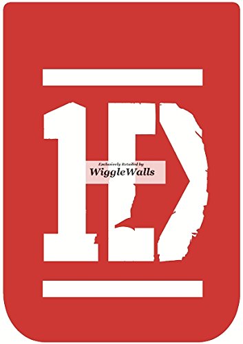 5 Inch 1D Logo One Direction Wall Decal Sticker Removable Peel Self Stick Adhesive Vinyl Decorative Art Room Home Decor Girls Room Decor 4 by 5 1/2 inches