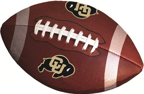 8 Inch CU Football Decal Buffs University of Colorado Buffaloes Logo CO Removable Wall Sticker Art NCAA Home Room Decor 8 by 5 Inches