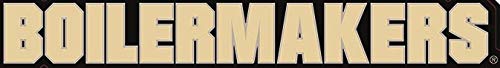 9 Inch Purdue University Boilermakers PU Logo Removable Wall Decal Sticker Art NCAA Home Room Decor 9 by 1 Inches
