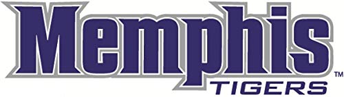 8 Inch UM Tigers Logo Decal University of Memphis Tiger Removable Wall Sticker Art NCAA Home Room Decor 8 by 2 1/2 Inches