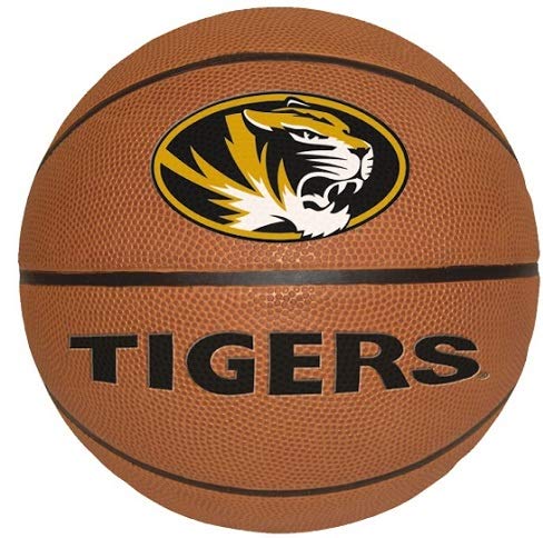 7 Inch Basketball Decal MU University of Missouri Mizzou Tigers Logo MO Removable Wall Sticker Art NCAA Home Room Decor 7 by 7 Inches