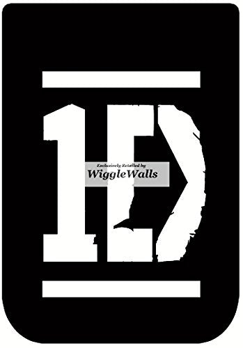 4 Inch 1D Logo One Direction Wall Decal Sticker Removable Peel Self Stick Adhesive Vinyl Decorative Art Room Home Decor Girls Room Decor 2 1/2 by 4 inches