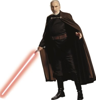 11 Inch Count Dooku Darth Tyranus Lightsaber Star Wars Removable Wall Decal Sticker Art Home Decor Kids Room-10 1/2 x 11 Inches