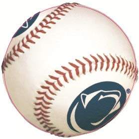3 1/2 Inch Penn State Baseball Decal Lions Pennsylvania University PSU Removable Repositionable Peel Self Stick Wall Sticker Art NCAA Home Room Decor