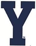 3 Inch BYU Cougars Y Logo Decal Brigham Young University Removable Wall Sticker Art NCAA Home Room Decor 2 by 3 Inches