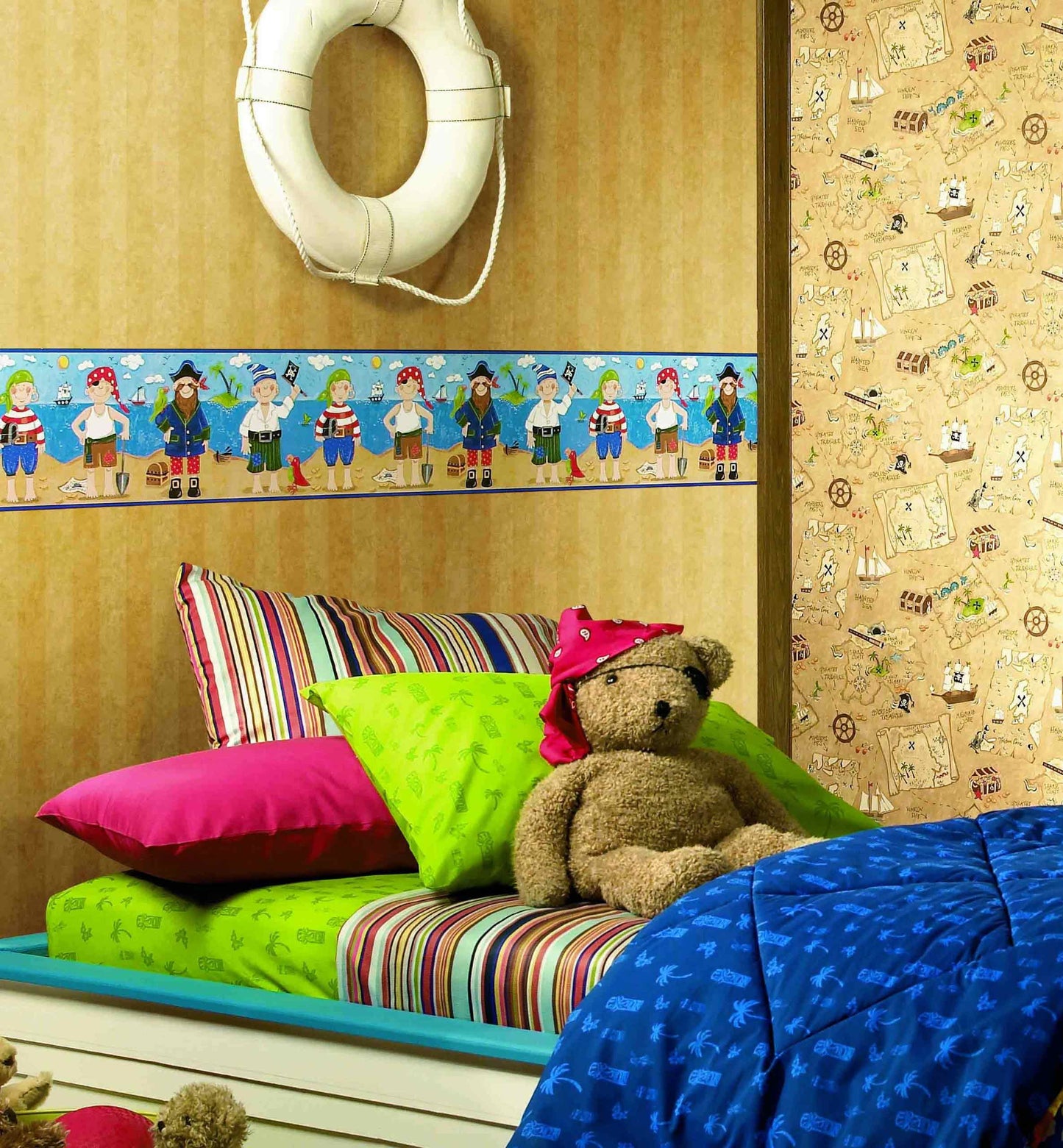 York Wallcoverings Pirates Border
