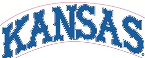 6 Inch KU Decal University of Kansas Jayhawks Logo KS Removable Wall Sticker Art NCAA Home Room Decor 6 1/2 by 2 Inches