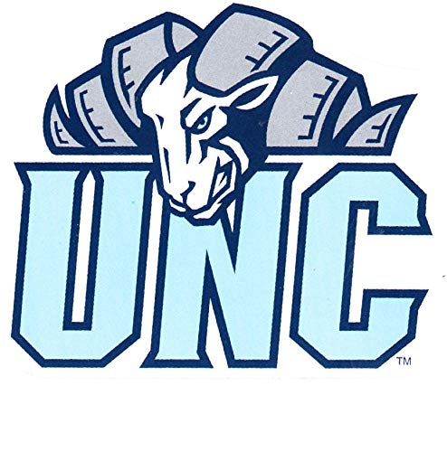 3 Inch UNC Rameses Logo Decal University of North Carolina Tarheels Tar Heels NC Removable Wall Sticker Art NCAA Home Room Decor 3 by 2 Inches