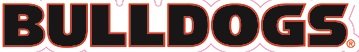 Asomtom 8 Inch Black Text University of Georgia Bulldogs UGA Logo Removable Wall Decal Sticker Art NCAA Home Room Decor 9 by 2 Inches C