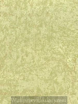 PaperIllusion 58125130 Sample 8x10 INCHES Green Apple Script Village Paper Illusions Wallpaper Torn Faux Finish Wallpaper Illusion Sample