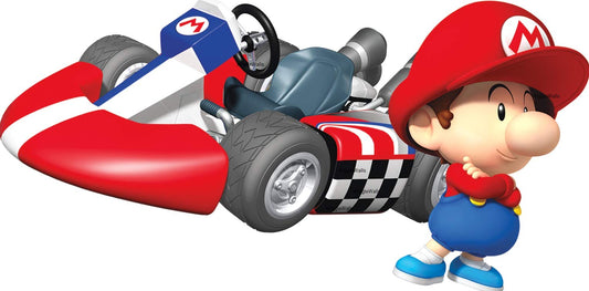 Nintendo 5 Inch Young Kid Super Mario Decal Kart Wii Bros Brothers Repositionable Removable Peel Self Stick Wall Sticker Art Home Decor (Decoration for Walls Laptop Yeti Tumbler) 5 by 2 1/2 inch