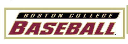 5 Inch BC Logo Baseball Text Decal Boston College Golden Eagles Removable Wall Sticker Art NCAA Home Room Decor 5 by 1 Inches
