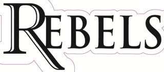 4 Inch Rebels Decal Ole Miss University Mississippi Rebels U M Logo MS Removable Wall Sticker Art NCAA Home Room Decor 4 by 2 Inches