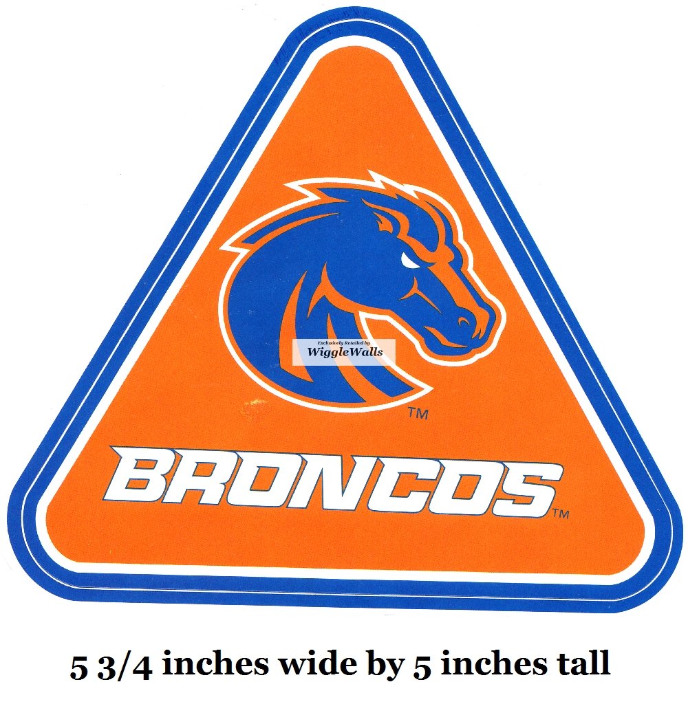6 Inch Duster Bronco BSU Broncos Boise State University Logo Removable Wall Decal Sticker Art NCAA Home Room Decor 6 by 5 Inches