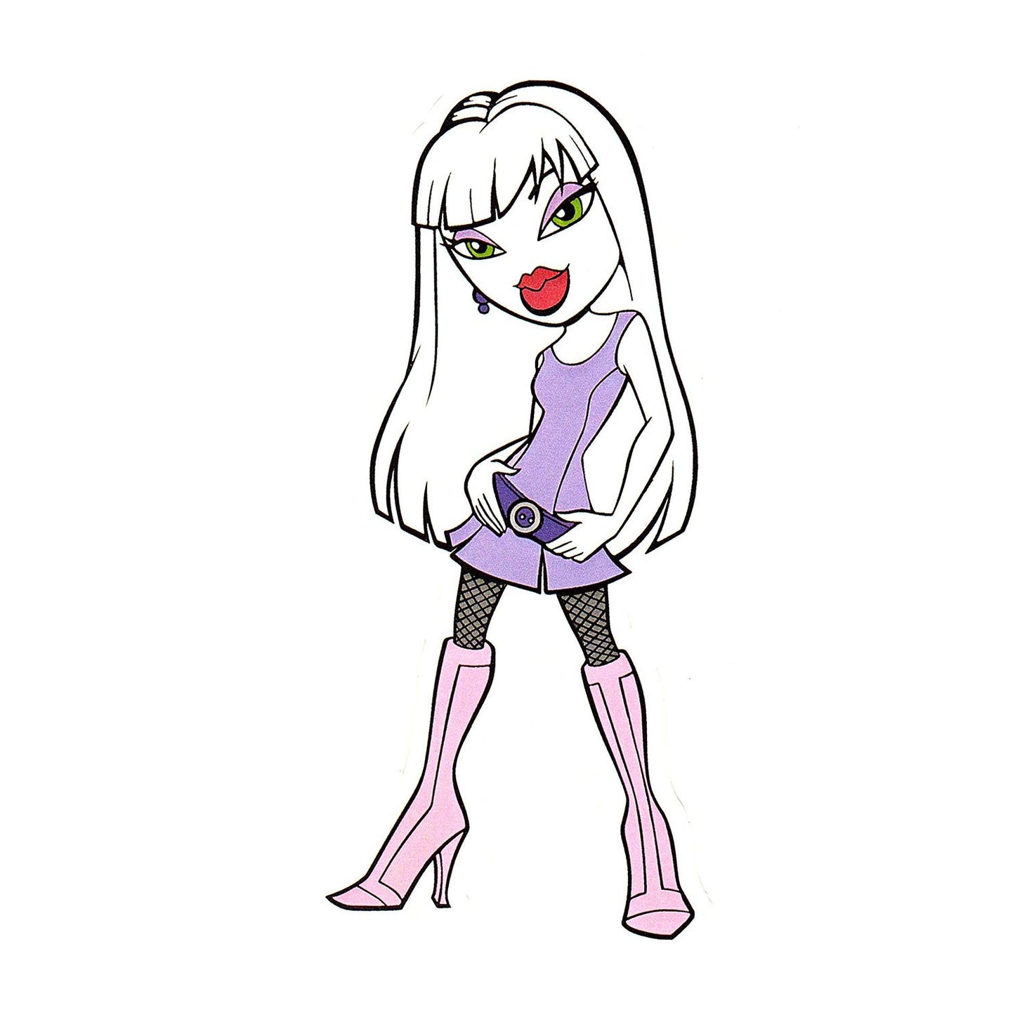 Bratz Retro - Peel & Stick - 16 Large Wall Stickers/Stickup Wallies