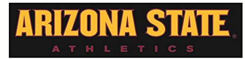 9 Inch Arizona State Athletics Text Logo Decal ASU University Sun Devils AZ Removable Wall Sticker Art NCAA Home Room Decor 9 by 2 Inches